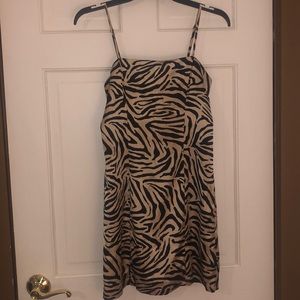 Forever 21 Zebra Print Mini Dress